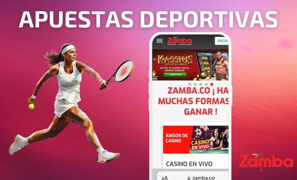 Zamba Colombia Apuestas deportivas a través de Zamba App