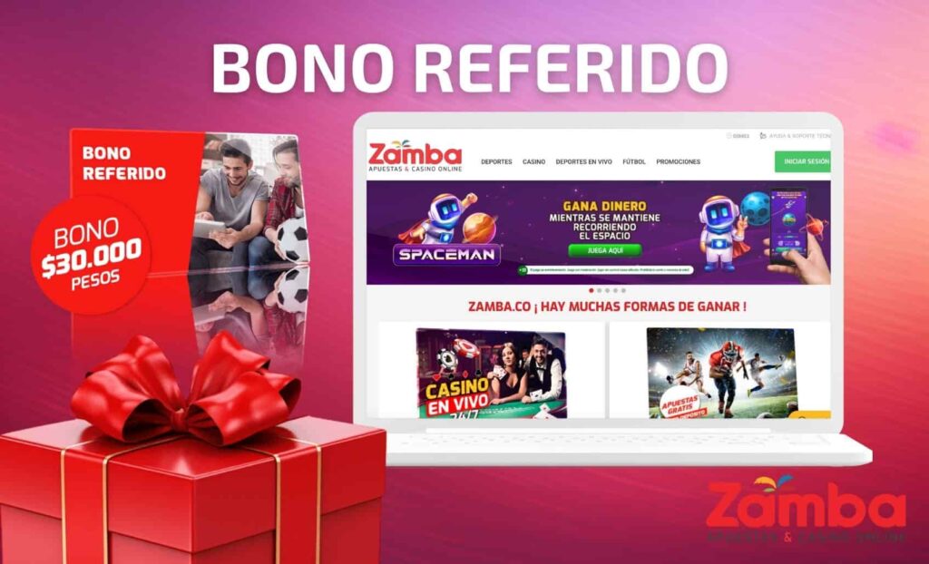 Zamba Colombia site Bono Referido