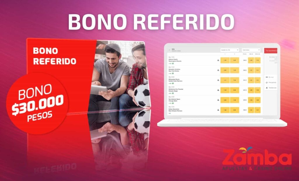 Zamba Colombia Bono Referido apuestas site