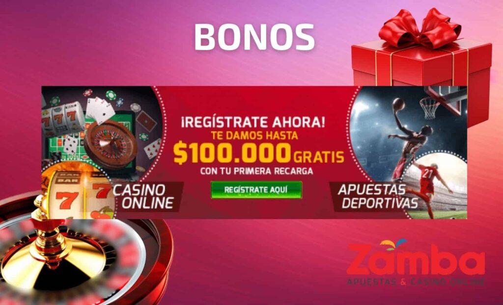 Zamba Colombia Bonos de casino en vivo