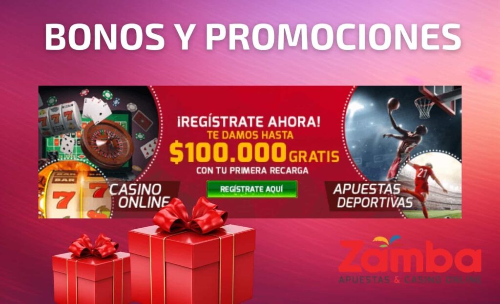 Zamba Colombia Bonos y promociones del casino online