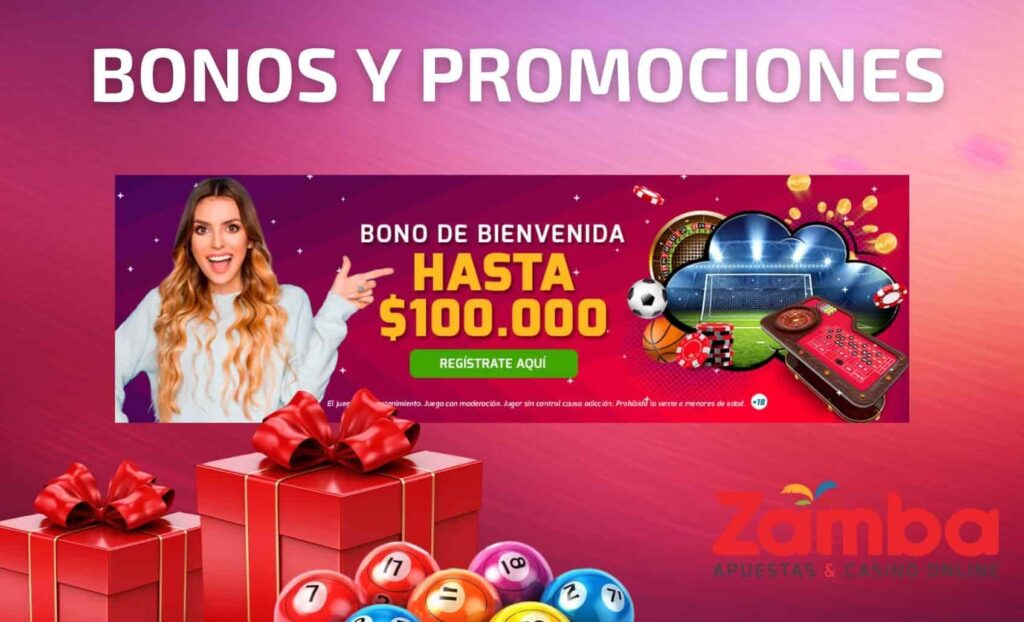 Zamba Colombia Bonos y promociones del site