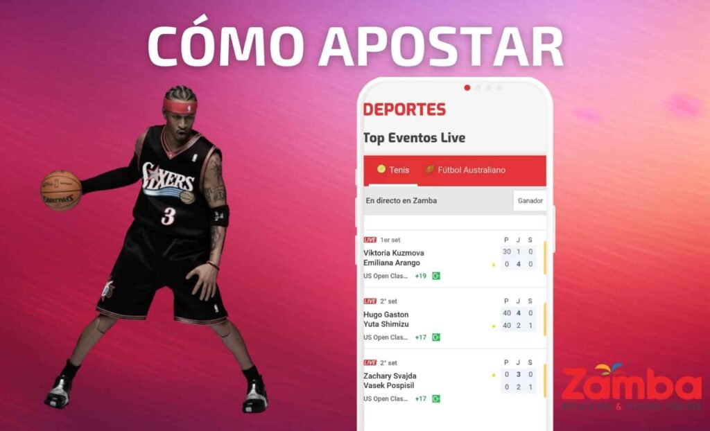 Zamba Colombia Cómo apostar al baloncesto a través de la app