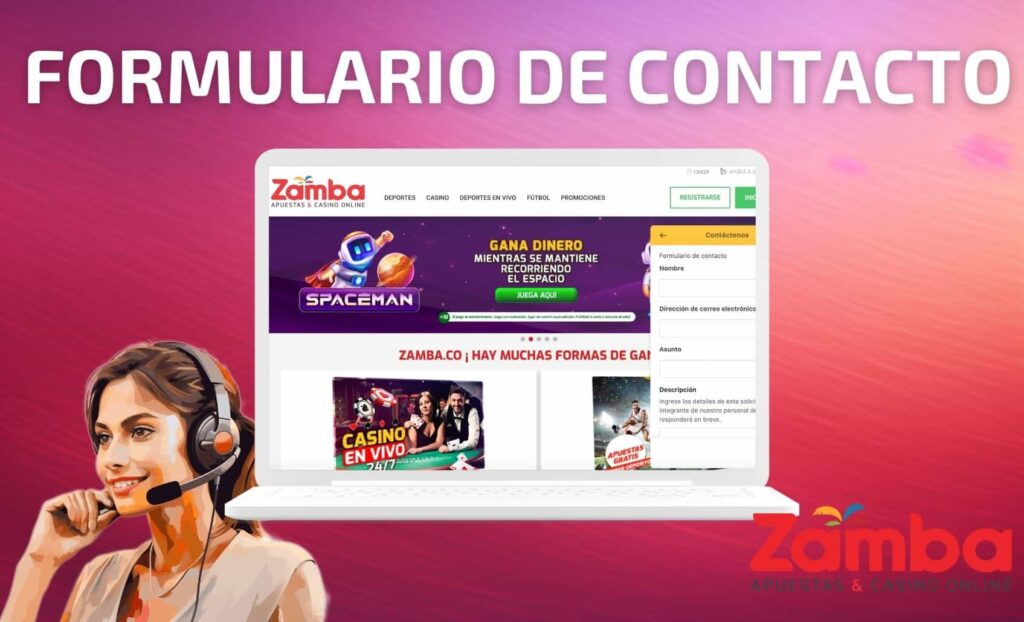 Zamba Colombia Formulario de contacto