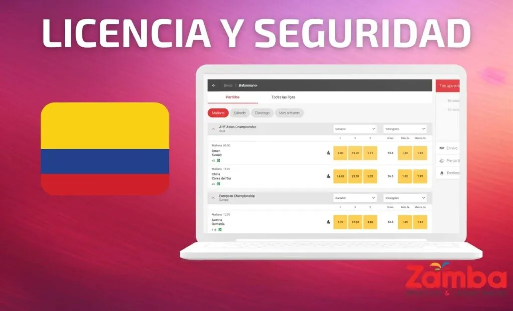 Zamba Colombia Licencia y seguridad site