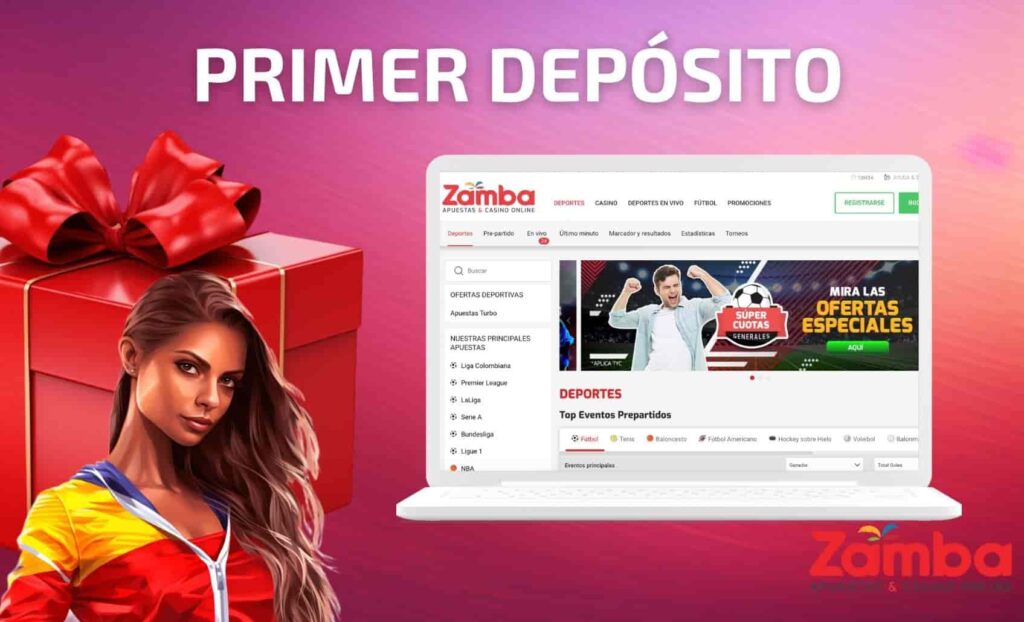 Zamba Colombia Primer depósito promoción de apuestas gratis