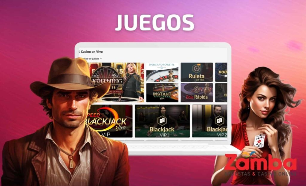 Zamba Colombia juegos en el Casino