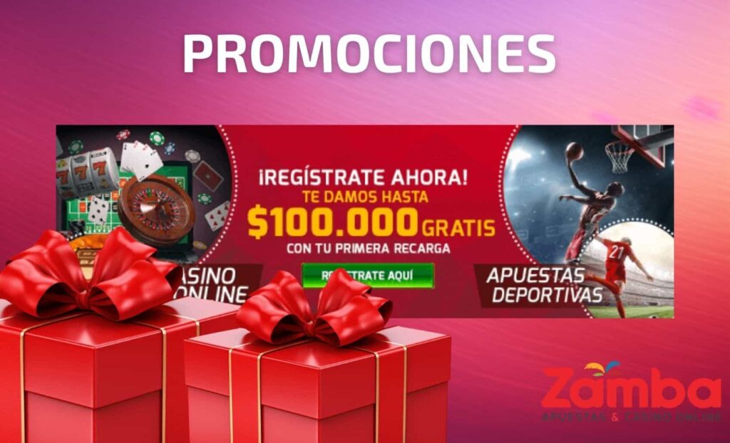 Zamba Colombia promociones apuestas