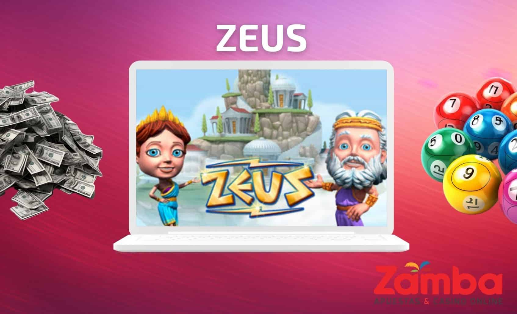 Zamba Colombia Zeus casino juego