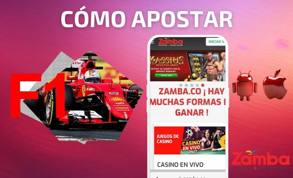 Zamba Colombia Cómo apostar al F1 a través de la app