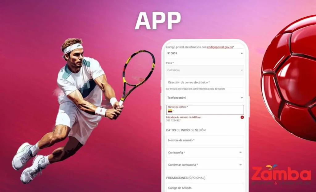 Zamba Colombia Cómo apuestas a través de App