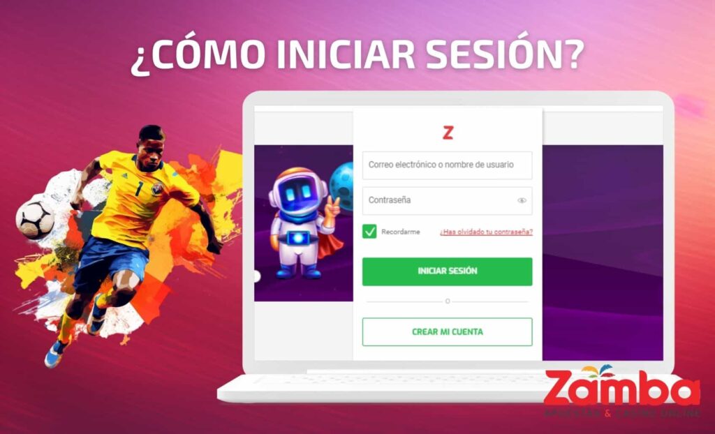 Zamba Colombia Cómo iniciar sesión en site