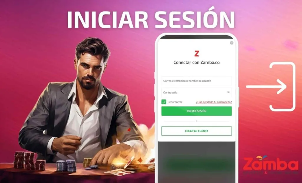 Zamba Colombia Cómo iniciar sesión en la aplicación