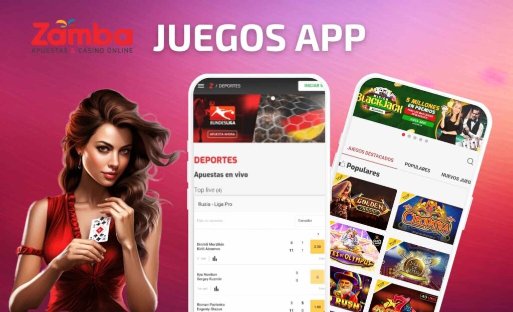 Zamba Colombia Cómo jugar a los juegos a través de la app