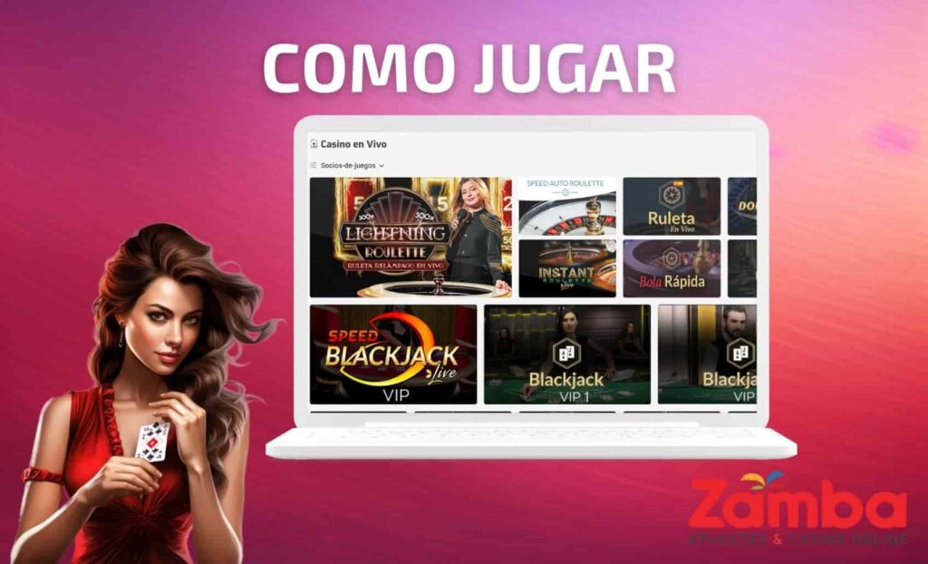 Zamba Colombia Cómo jugar al casino en vivo